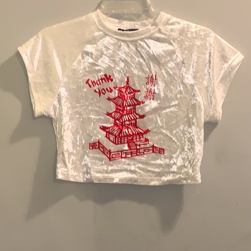 Shein Take Out Crop Top